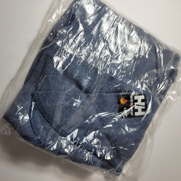 NWT Helly Hansen Workwear Fargo Flame Resistant Balaclava Royal Blue - Picture 2 of 10